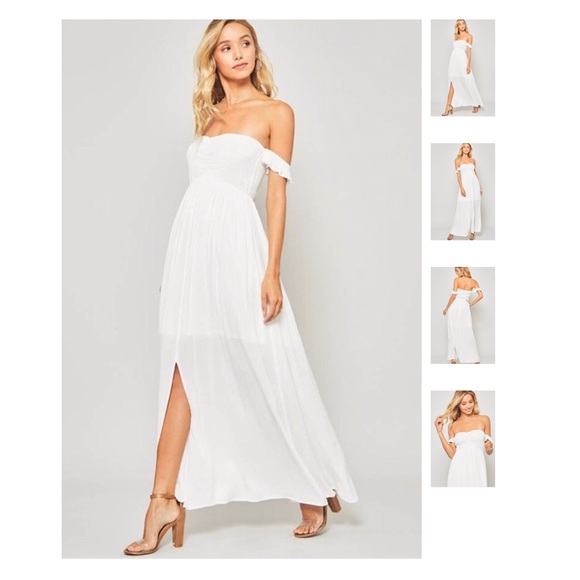 Doves Cry Off Shoulder Maxi Dress - Picture 6 of 6